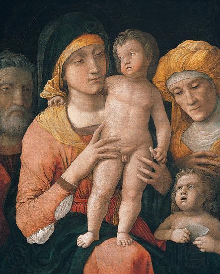 Andrea Mantegna The Madonna and Child with Saints Joseph